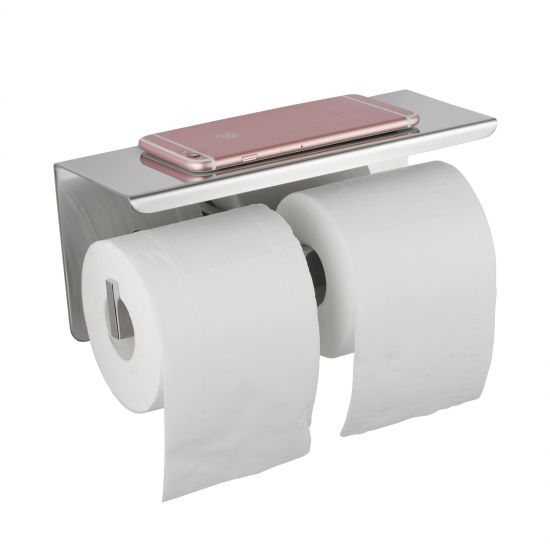 PAPER HOLDER | IVANO Series Double Toilet Paper Holder with Cover