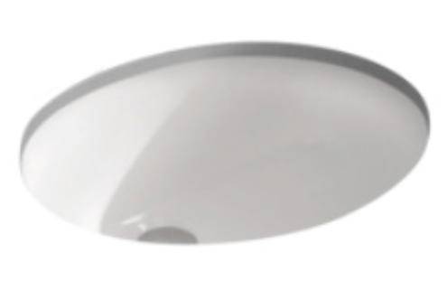 BASIN | KDK Gloss White Art Basin Undermount with Overflow