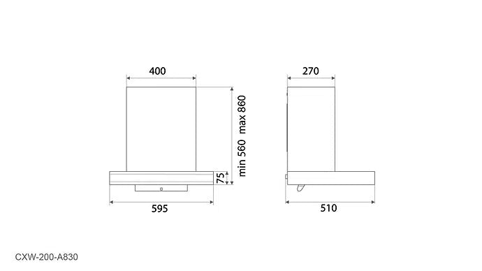 RANGEHOODS | ROBAM Ninja A830