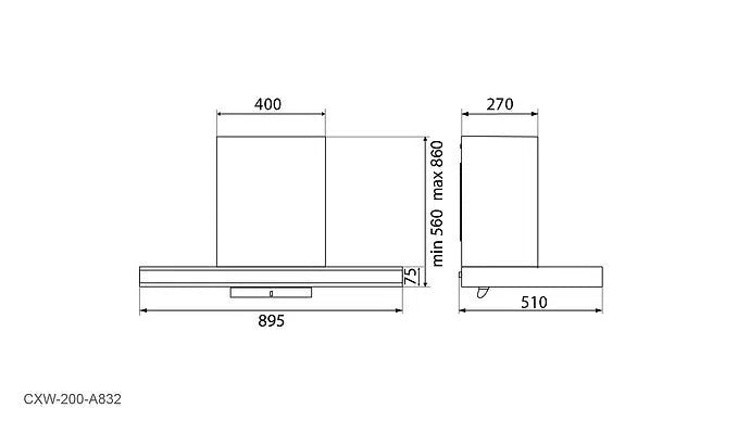 RANGEHOODS | ROBAM Ninja Master A832