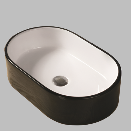 BASIN | KDK Black& White Art Basin (Above Counter Basin)