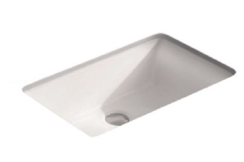 BASIN | KDK Gloss White Art Basin Undermount with Overflow