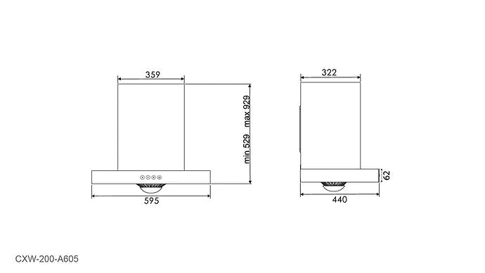 RANGEHOODS | ROBAM Pixie A605