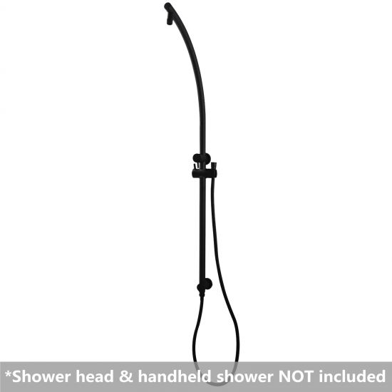 SHOWER ARM | Round Top Inlet Shower Rail