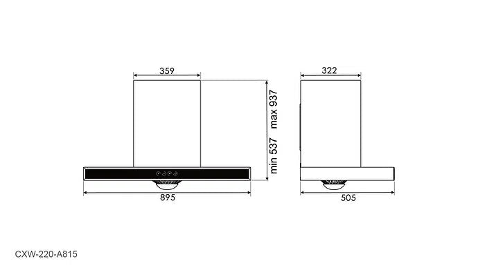 RANGEHOODS | ROBAM Sketch MkII A815