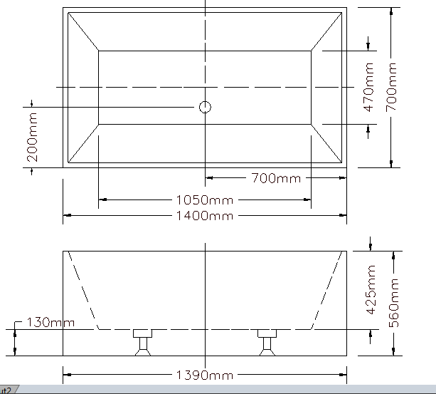 BATHTUB | KDK Theo KBT-9 Free Standing Bathtub